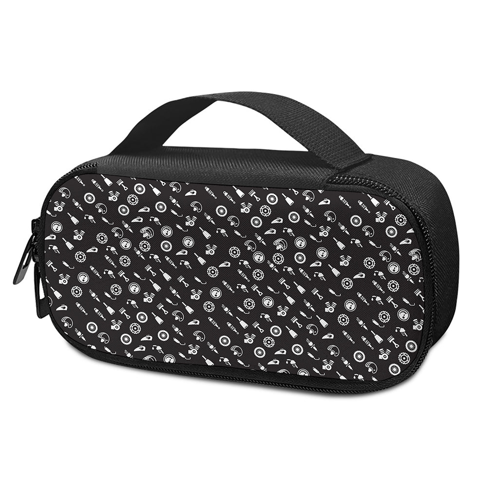 Motorcycle Parts Pattern Print Insulin Cooler Travel Case