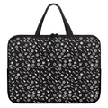 Motorcycle Parts Pattern Print Laptop Sleeve With Handle