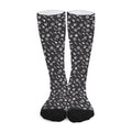 Motorcycle Parts Pattern Print Long Socks
