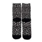Motorcycle Parts Pattern Print Long Socks