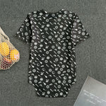 Motorcycle Parts Pattern Print Men's Bodysuit