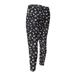 Motorcycle Parts Pattern Print Men's Compression Pants