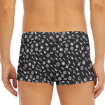 Motorcycle Parts Pattern Print Men's Short Boxer Briefs