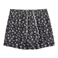 Motorcycle Parts Pattern Print Mesh Shorts
