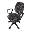 Motorcycle Parts Pattern Print Office Chair Cover
