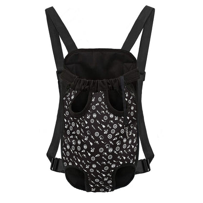 Motorcycle Parts Pattern Print Pet Carrier Backpack