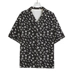 Motorcycle Parts Pattern Print Rayon Hawaiian Shirt