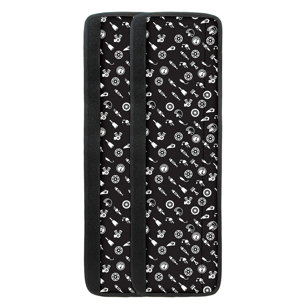 Motorcycle Parts Pattern Print Refrigerator Handle Covers
