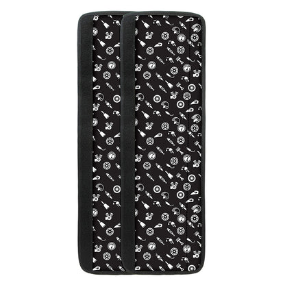 Motorcycle Parts Pattern Print Refrigerator Handle Covers