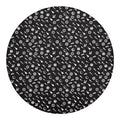Motorcycle Parts Pattern Print Round Blanket