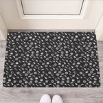 Motorcycle Parts Pattern Print Rubber Doormat