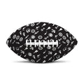 Motorcycle Parts Pattern Print Rugby Ball