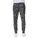 Motorcycle Parts Pattern Print Scuba Joggers