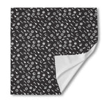 Motorcycle Parts Pattern Print Silk Bandana