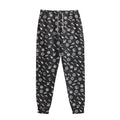 Motorcycle Parts Pattern Print Sweatpants