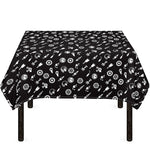Motorcycle Parts Pattern Print Tablecloth