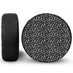 Motorcycle Parts Pattern Print Tire Cover