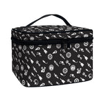 Motorcycle Parts Pattern Print Travel Makeup Bag