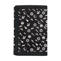 Motorcycle Parts Pattern Print Trifold Wallet