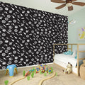 Motorcycle Parts Pattern Print Wall Sticker