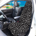 Motorcycle Parts Pattern Print Waterproof Car Seat Cover