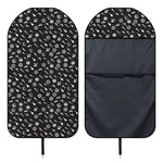 Motorcycle Parts Pattern Print Waterproof Car Seat Cover
