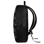 Motorcycle Quote Pattern Print 17 Inch Backpack