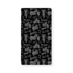 Motorcycle Quote Pattern Print Baby Crib Sheet
