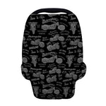 Motorcycle Quote Pattern Print Baby Seat Cover