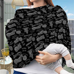 Motorcycle Quote Pattern Print Baby Seat Cover