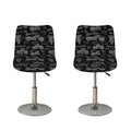 Motorcycle Quote Pattern Print Bar Stool Covers
