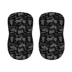 Motorcycle Quote Pattern Print Bar Stool Covers
