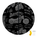 Motorcycle Quote Pattern Print Basketball