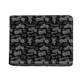 Motorcycle Quote Pattern Print Bifold Wallet
