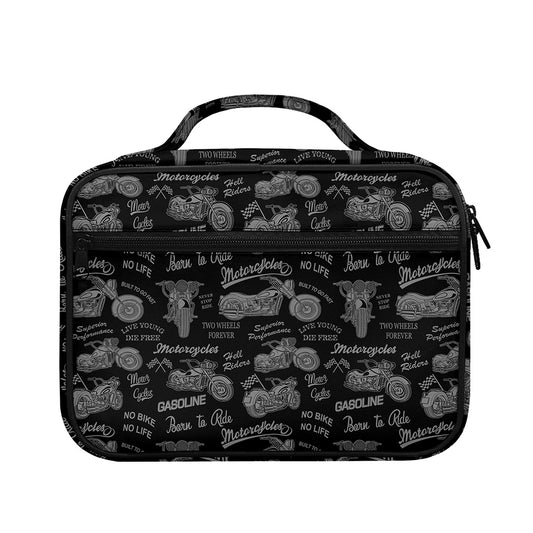 Motorcycle Quote Pattern Print Briefcase Bible Bag