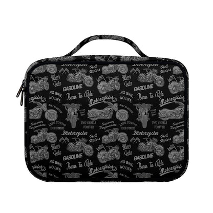 Motorcycle Quote Pattern Print Briefcase Bible Bag
