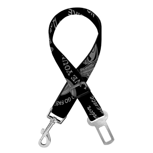 Motorcycle Quote Pattern Print Dog Seat Belt
