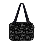 Motorcycle Quote Pattern Print Double Strap Bible Bag