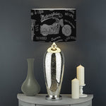 Motorcycle Quote Pattern Print Drum Lamp Shade