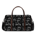 Motorcycle Quote Pattern Print Duffel Bag