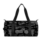 Motorcycle Quote Pattern Print Gym Bag