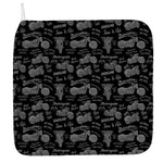 Motorcycle Quote Pattern Print Hand Towel