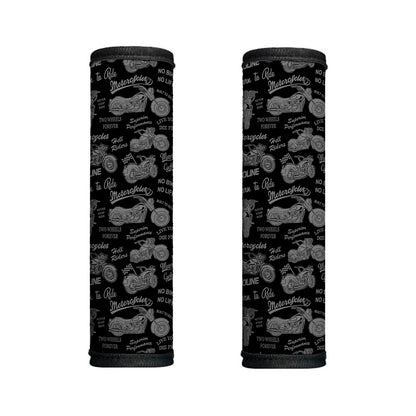 Motorcycle Quote Pattern Print Handle Covers