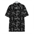 Motorcycle Quote Pattern Print Hawaiian Shirt