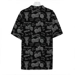 Motorcycle Quote Pattern Print Hawaiian Shirt