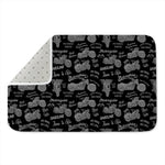 Motorcycle Quote Pattern Print Indoor Door Mat