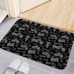 Motorcycle Quote Pattern Print Indoor Door Mat