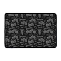 Motorcycle Quote Pattern Print Kitchen Mat