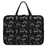 Motorcycle Quote Pattern Print Laptop Sleeve With Handle