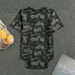 Motorcycle Quote Pattern Print Men's Bodysuit